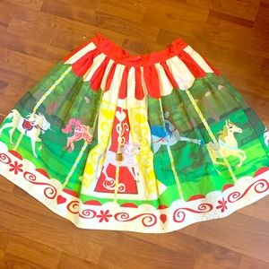 Unique Vintage size XL carousel skirt